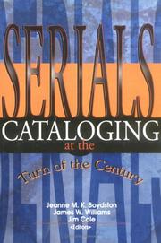 Cover of: Serials cataloging at the turn of the century