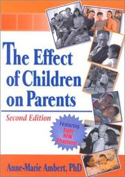 Cover of: The Effect of Children on Parents