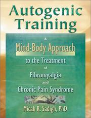 Cover of: Autogenic Training
