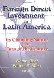 Cover of: Foreign direct investment in Latin America