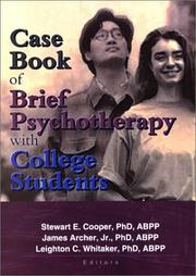 Cover of: Case Book of Brief Psychotherapy With College Students