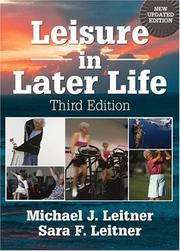 Cover of: Leisure in later life by Michael J. Leitner