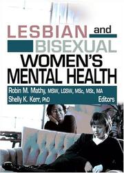 Cover of: Lesbian And Bisexual Women's Mental Health by 