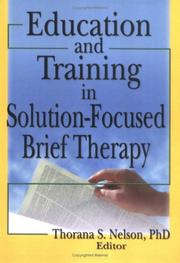 Cover of: Education and training in solution-focused brief therapy