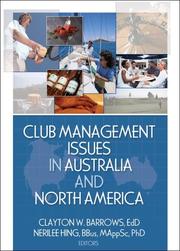 Cover of: Club Management Issues in Australia And North America