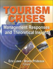 Cover of: Tourism crises: management responses and theoretical insight