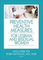 Cover of: Preventive Health Measures for Lesbian and Bisexual Women by 
