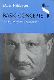 Cover of: Basic concepts