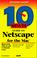Cover of: 10 minute guide to Netscape for the Mac