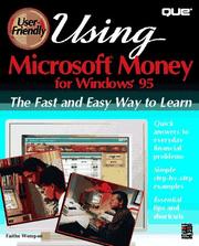 Cover of: Using Microsoft Money for Windows 95