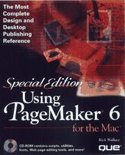 Cover of: Using PageMaker 6 for the Mac