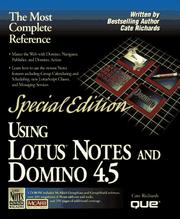 Cover of: Using Lotus Notes and Domino 4.5