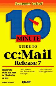 Cover of: 10 minute guide to cc:Mail 7