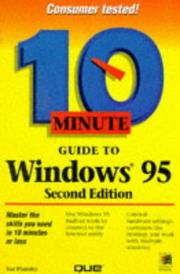Cover of: 10 minute guide to Windows 95 by Sue Plumley