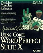 Using Corel WordPerfect Suite 8 by Bill Bruck