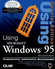 Cover of: Using Windows 95 by Ron Person