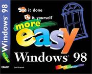 More easy Windows 98 : see it done, do it yourself