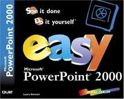 Easy Microsoft PowerPoint 2000 : see it done, do it yourself