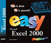 Easy Microsoft Excel 2000 by Nancy D. Lewis