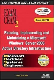 Windows Server 2003 Active Directory infrastructure