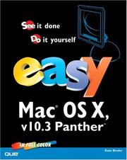 Easy Mac OS X, v10.3 Panther in full color