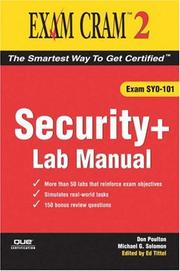 Cover of: Security+ exam cram 2 lab manual