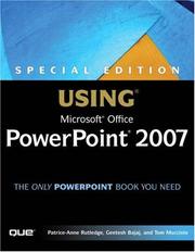 Special edition using Microsoft Office PowerPoint 2007