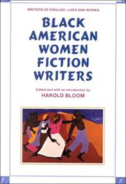 Cover of: Black American Women Fiction Writers (Writers of English)