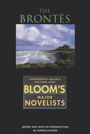 Cover of: The Brontes (Bloom's Major Novelist)