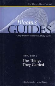 Tim O'Brien's The things they carried by Harold Bloom
