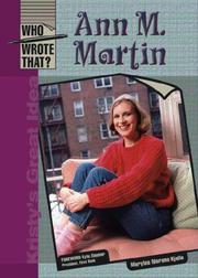 Cover of: Ann M. Martin