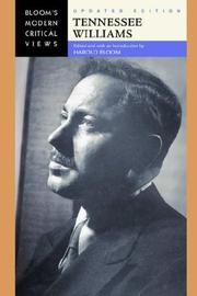 Tennessee Williams by Harold Bloom