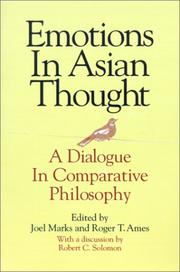 Cover of: Emotions in Asian Thought: A Dialogue in Comparative Philosophy
