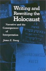 Cover of: Writing and rewriting the Holocaust by James Edward Young