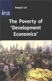 The poverty of 'development economics'