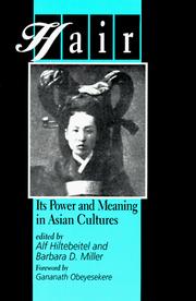 Cover of: Hair : Its Power and Meaning in Asian Cultures
