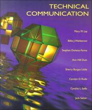 Cover of: Technical communication