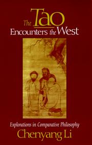 Cover of: The Tao encounters the West: explorations in comparative philosophy