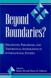 Cover of: Beyond Boundaries: Disciplines, Paradigms, and Theoretical Integration in International Studies (Suny Series in Global Politics)