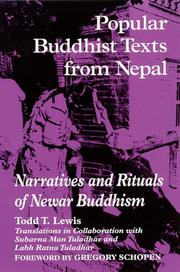Popular Buddhist Texts from Nepal by Todd Thornton Lewis
