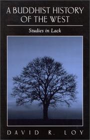 Cover of: A Buddhist history of the West: studies in lack