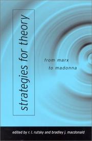 Strategies for theory : from Marx to Madonna