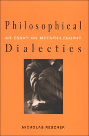 Philosophical dialectics : an essay on metaphilosophy