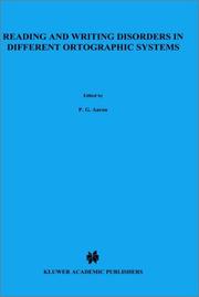 Reading and writing disorders in different orthographic systems