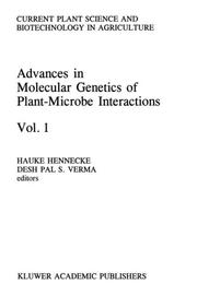 Advances in molecular genetics of plant-microbe interactions. Vol.1