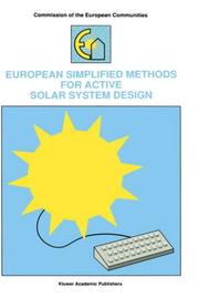 European simplified methods for the active solar system design