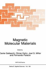 Magnetic molecular materials