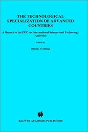 The technological specialization of advanced countries : a report to the EEC on international science and technology activities