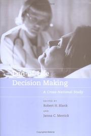 End-of-life decision making : a cross-national study