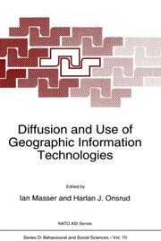 Cover of: Diffusion and use for geographic information technologies